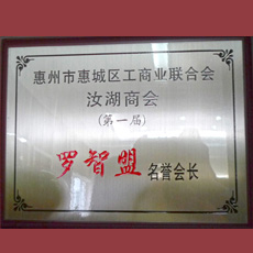 惠州市惠城区工商业联合会汝湖商会 名誉会